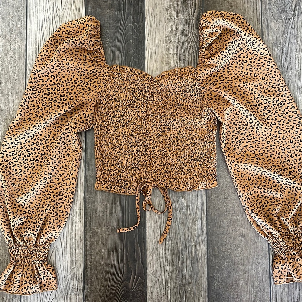 Cheetah blouse